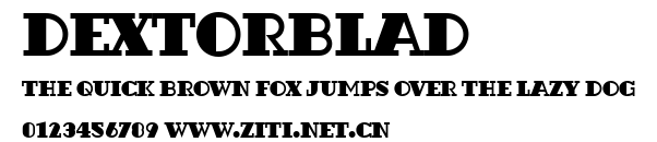 DextorBlaD.ttf字體轉換器圖片