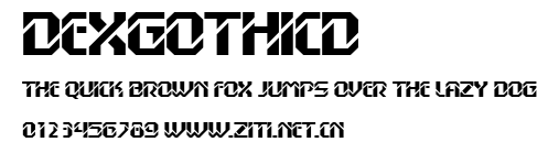 DexGothicD.ttf字體轉換器圖片