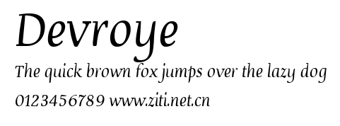 Devroye.ttf字體轉換器圖片