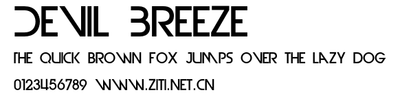 Devil Breeze.otf字體轉換器圖片