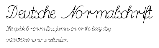 Deutsche Normalschrift.ttf字體轉換器圖片