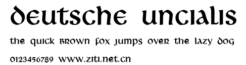 Deutsche Uncialis.ttf字體轉換器圖片