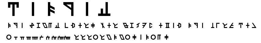 Dethek.ttf字體轉換器圖片