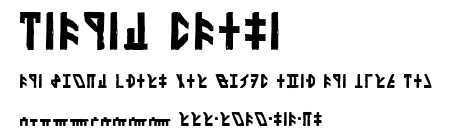 Dethek Stone.ttf字體轉換器圖片