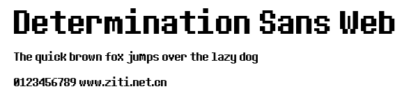 Determination Sans Web.ttf字體轉換器圖片
