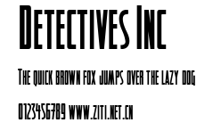 Detectives Inc.ttf字體轉換器圖片