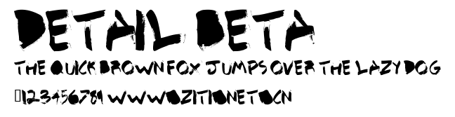 Detail BETA.ttf字體轉換器圖片