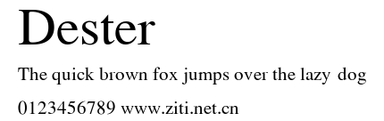 Dester .ttf字體轉換器圖片