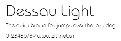 Dessau-Light.ttf字體轉換器圖片