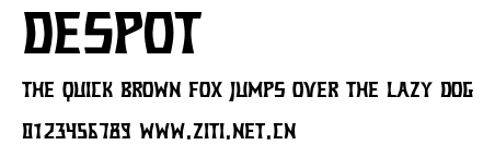 Despot.otf字體轉換器圖片