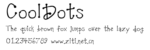 CoolDots.ttf字體轉換器圖片