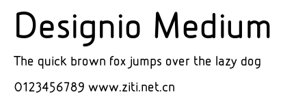 Designio Medium.otf字體轉換器圖片