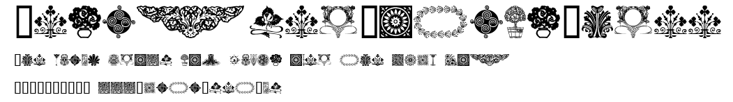DesignerMotifsThree.ttf字體轉換器圖片