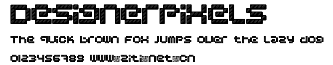 DesignerPixels.ttf字體轉換器圖片