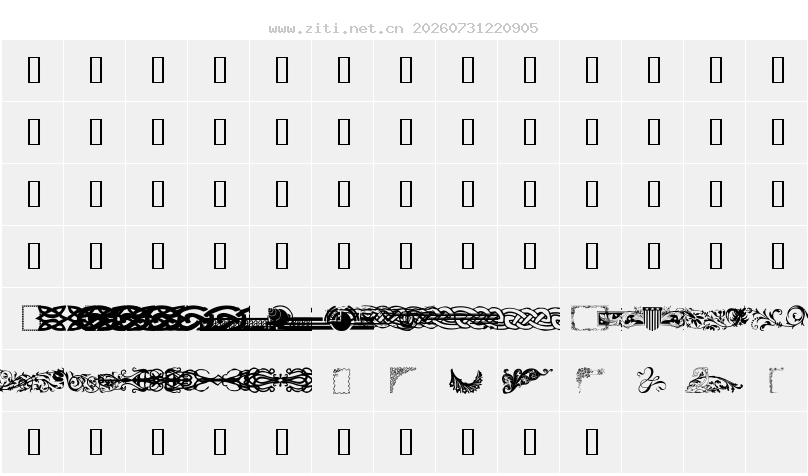 字符映射圖