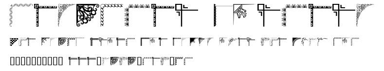 Designer Corners.ttf字體轉換器圖片
