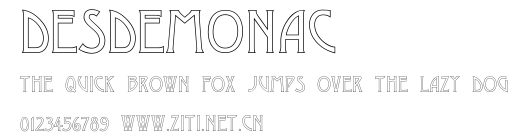 DesdemonaC.ttf字體轉換器圖片