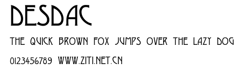 DesdaC.ttf字體轉換器圖片