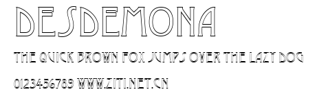 Desdemona.ttf字體轉換器圖片