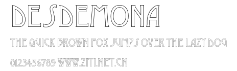 Desdemona.otf字體轉換器圖片