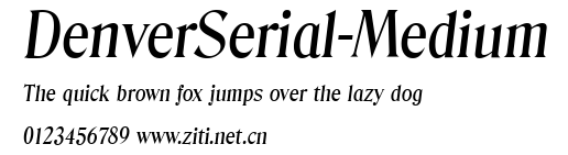 DenverSerial-Medium.ttf字體轉換器圖片
