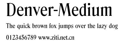 Denver-Medium.otf字體轉換器圖片