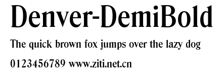 Denver-DemiBold.otf字體轉換器圖片