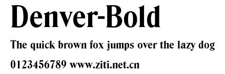Denver-Bold.otf字體轉換器圖片