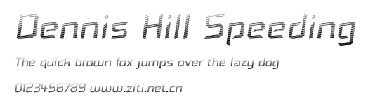 Dennis Hill Speeding.ttf字體轉換器圖片