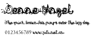 Denne Angel.ttf字體轉換器圖片