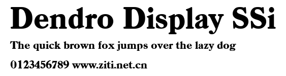 Dendro Display SSi.ttf字體轉換器圖片