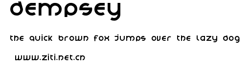 Dempsey.ttf字體轉換器圖片