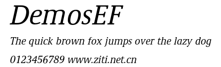 DemosEF.otf字體轉換器圖片