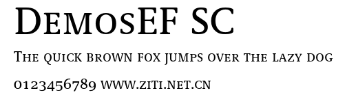 DemosEF SC.otf字體轉換器圖片
