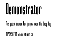 Demonstrator.otf字體轉換器圖片