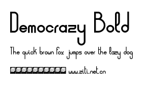 Democrazy Bold.otf字體轉換器圖片