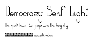 Democrazy Serif Light.otf字體轉換器圖片