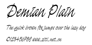 Demian Plain.otf字體轉換器圖片