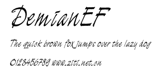 DemianEF.otf字體轉換器圖片
