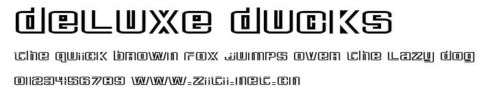 Deluxe Ducks.ttf字體轉換器圖片