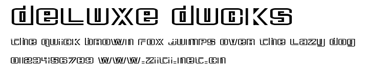 Deluxe Ducks.ttf字體轉換器圖片