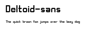 Deltoid-sans.ttf字體轉換器圖片