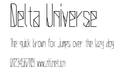 Delta Universe.otf字體轉換器圖片