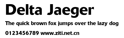 Delta Jaeger.otf字體轉換器圖片
