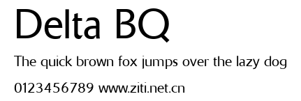 Delta BQ.ttf字體轉換器圖片