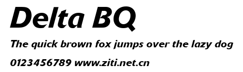 Delta BQ.ttf字體轉換器圖片