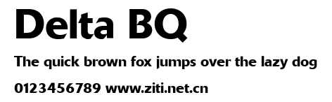Delta BQ.ttf字體轉換器圖片