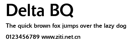 Delta BQ.ttf字體轉換器圖片