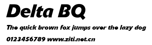Delta BQ.ttf字體轉換器圖片