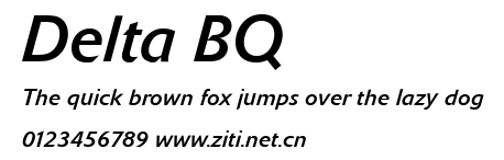 Delta BQ.ttf字體轉換器圖片